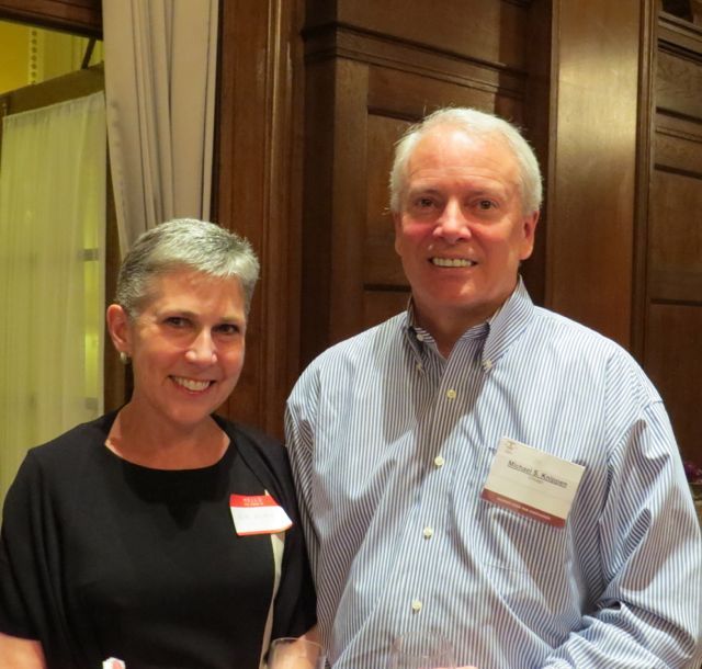 Admittee Michael Knippen and guest