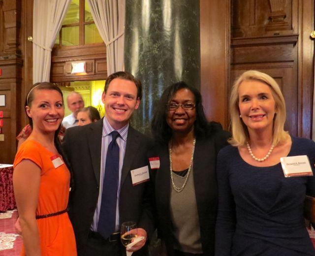 Lacy Frydrych, Admittee Bradford Bennett, Bertha Mitchell and Admittee Margaret Bennett