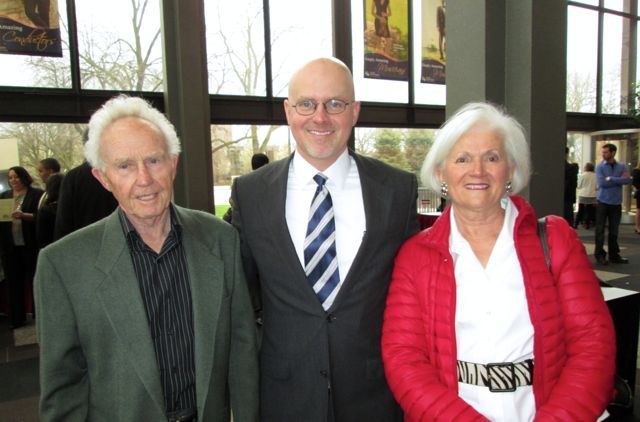 New Admittee Robert Harrer with his parents Werner and Erika Harrer