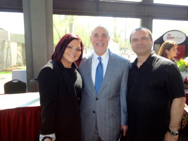 New admittee Rossella De Astis, Justice Robert Thomas and her father Nick De Astis