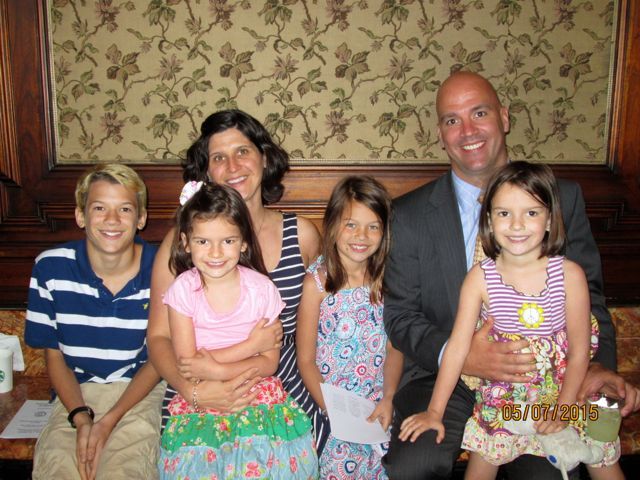 New admittee Ronald C. Timmons and his family