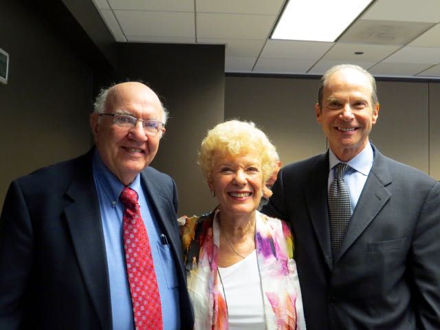 Past Presidents Richard L. Thies, Judge Carole K. Bellows and Donald C. Schiller 