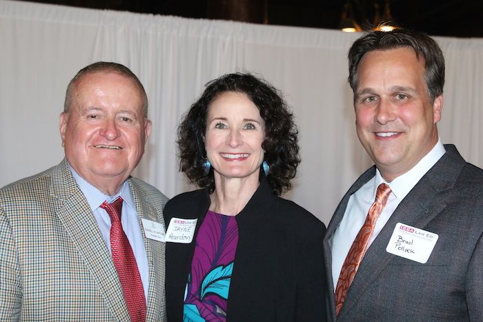 The Hon. Russell Hartigan, Jayne Reardon, and Brad Pollock