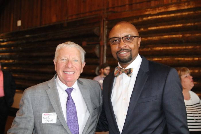 David Sosin and ISBA President Vincent Cornelius