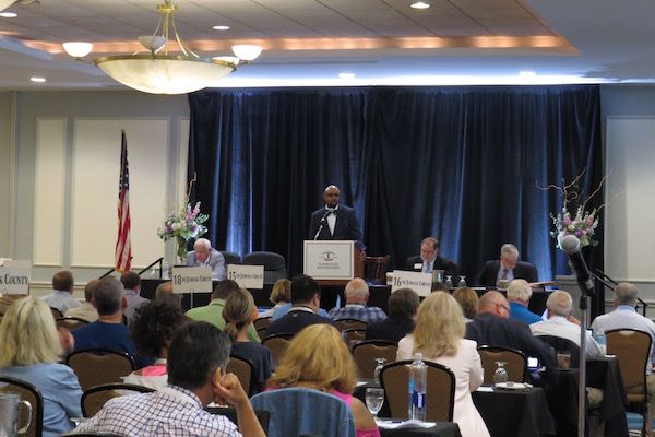 Past president Vince Cornelius addresses the Assembly
