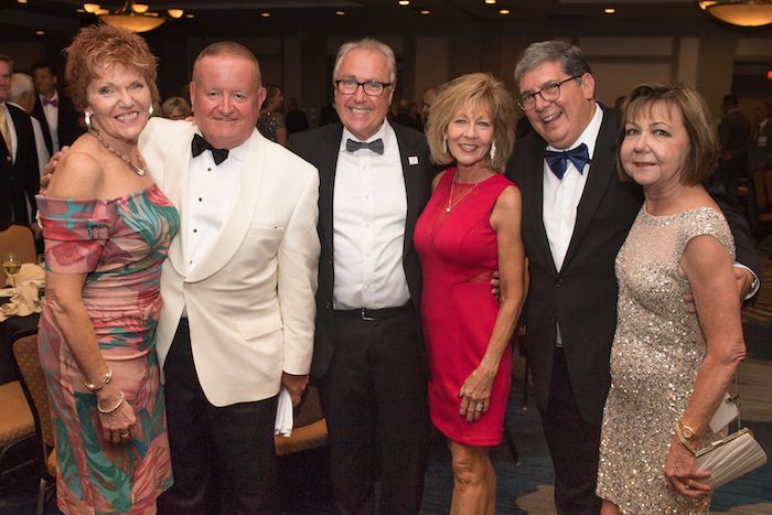 President Hartigan, Umberto Davi, Richard Felice, and their wives