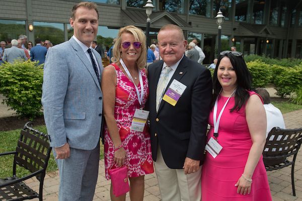 Michael Hartigan, Karen Enright, President Russell Hartigan, Jennifer Irman
