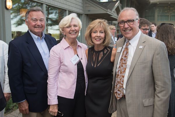 Hon. Lloyd Karmeier, Mary Karmeier, Janet Davi, and Umberto Davi
