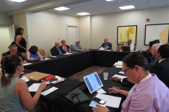 The Delivery of Legal Services Committee hard at work
