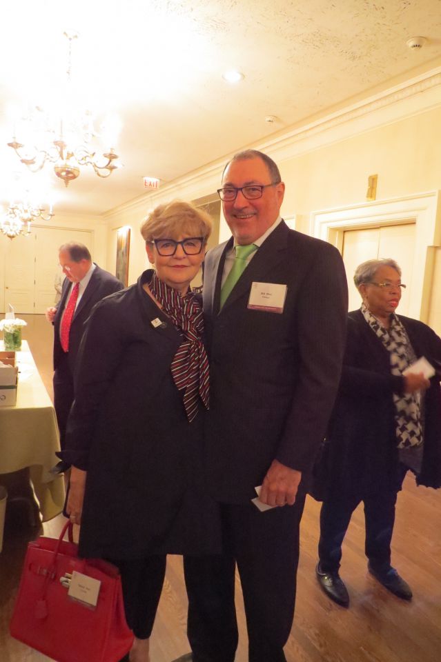 Cheryl Niro and Bill Niro at the welcome reception
