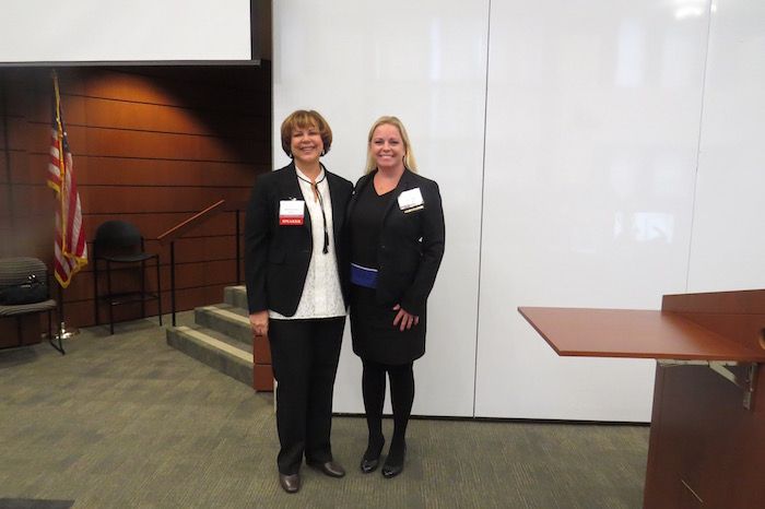 Sharon Rowan and Julie Johnson