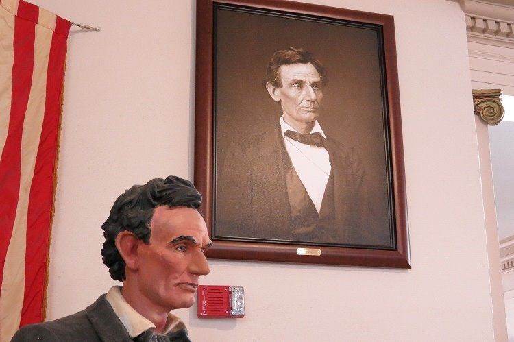 The photograph was taken in Springfield by well-known photographer Alexander Hesler on June 3, 1860, for Lincoln’s 1860 presidential campaign. Historians consider Hesler’s portrait one of the best taken of Lincoln during his pre-presidential years.