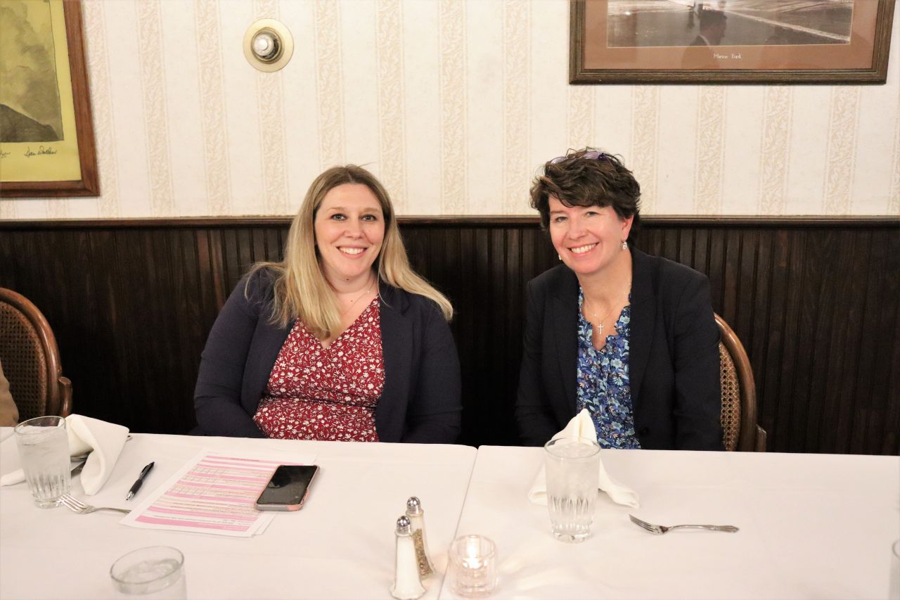 Ashley Davis (Feldman Wasser) SCBA President (left)