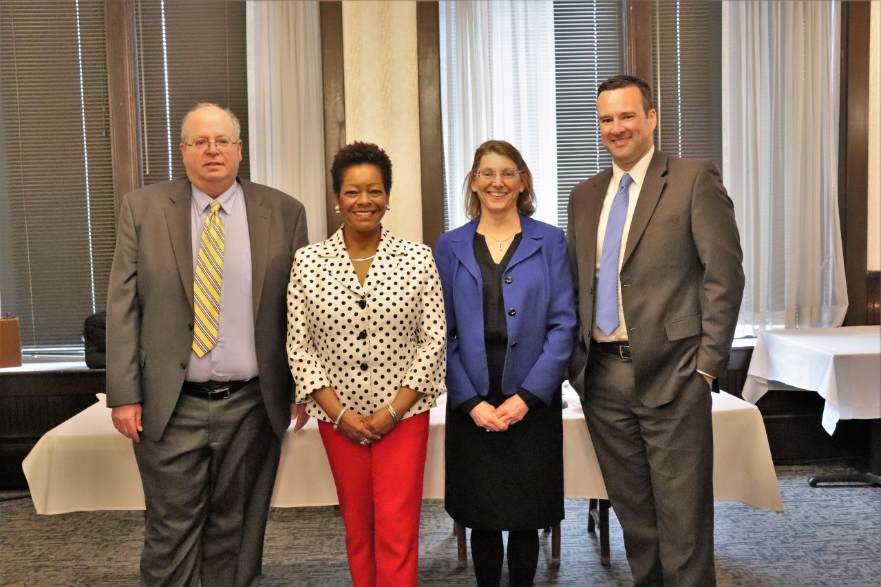 Moderator Peter L. Rotskoff, Deputy Administrator - Litigation, ARDC with speakers panel: Lisa Holder White, Illinois Supreme Court Justice; Karen McNaught, Magistrate of the Central District of Illinois; & Mark C. Palmer, Chief Counsel of the Illinois Supreme Court Commission on Professionalism  