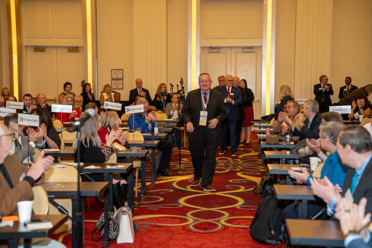 Former President Judge Russell W. Hartigan, 2017-18, of Western Springs