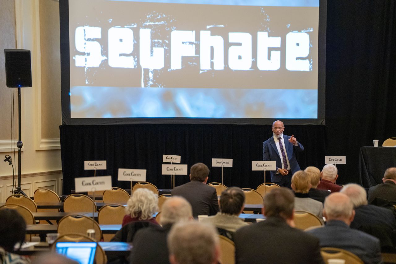 DEI presenter Toussaint Romain