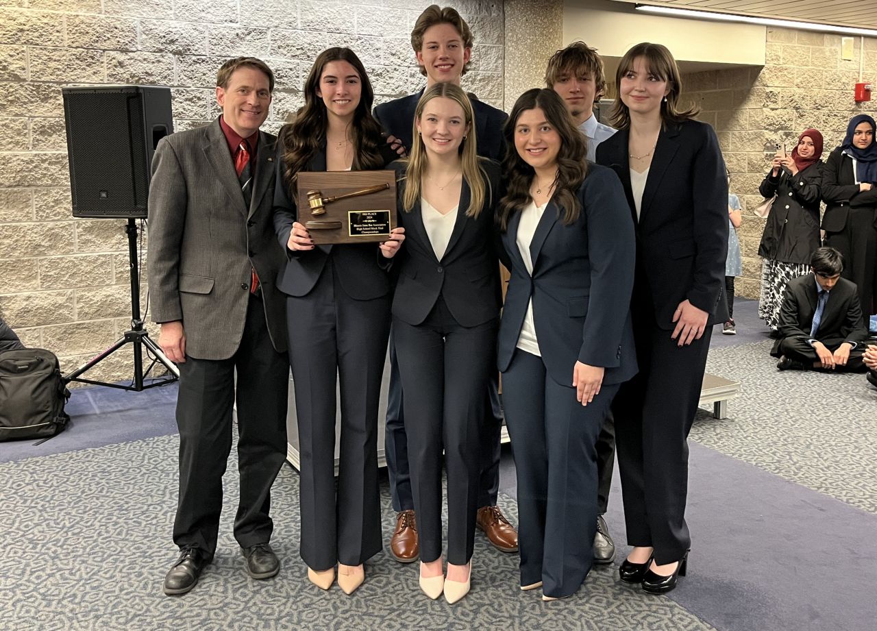 Maine South High School from Park Ridge received third place.