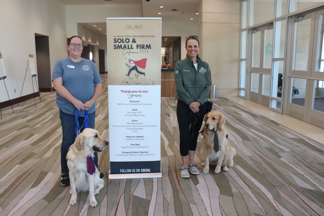 PAWS for a Break with Paw Print Ministries and their handlers