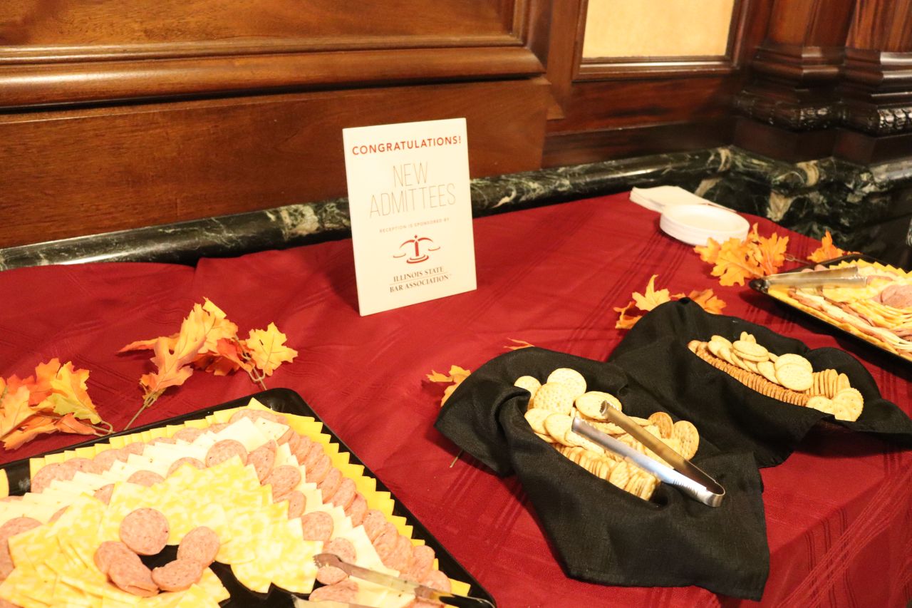 ISBA sponsored a reception immediately following the 4th District Ceremonies.