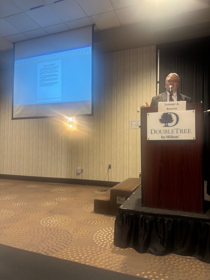 Sumner A. Bourne presents "Farmers in Financial Distress"