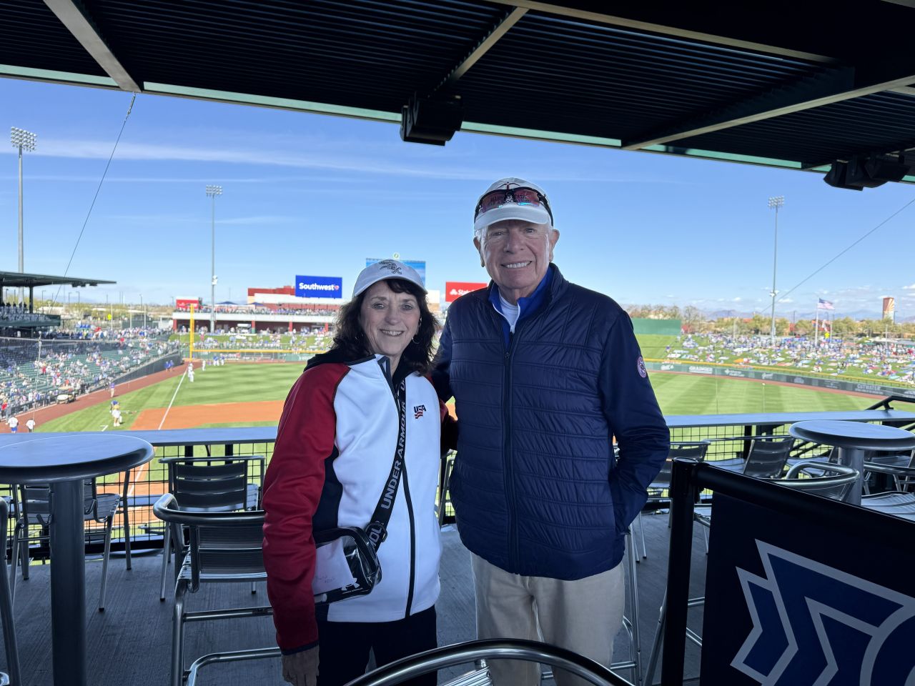 Past President David Sosin (2019-20) and his wife Janet