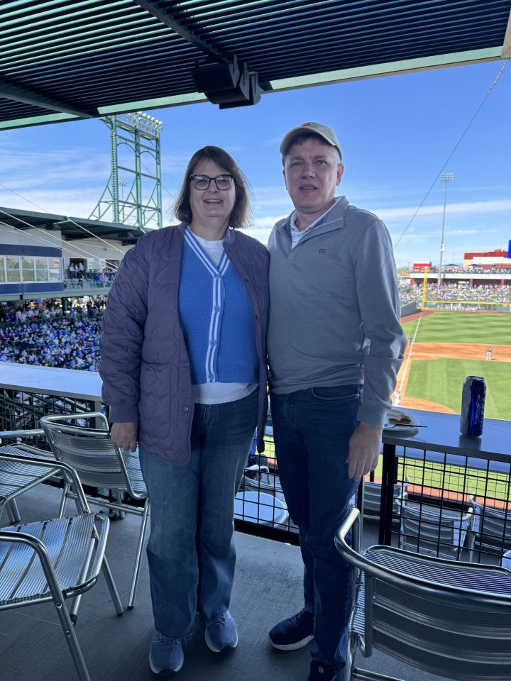 Laura Lipinski and Jim Broeking
