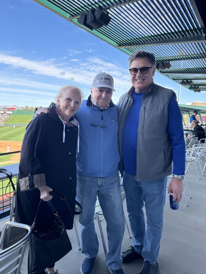 Past President Leonard Amari (1989-90), his wife Donna, and Past President John Locallo (2011-12)