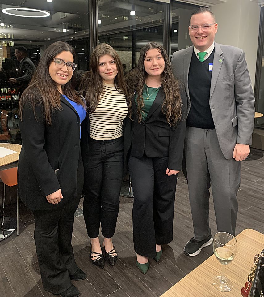 NIU Law Students attend the Speed Networking Event.