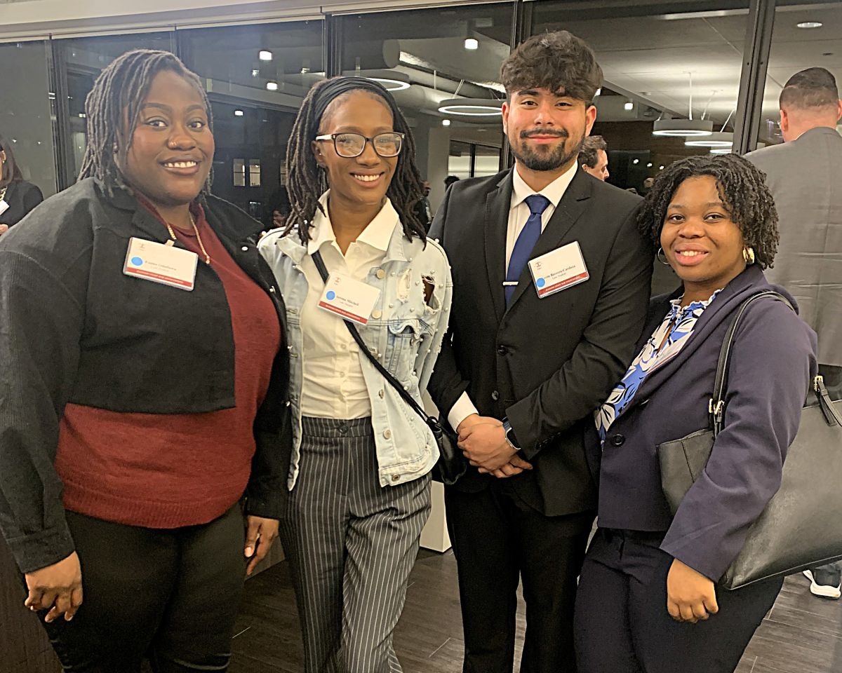 NIU Law Students attend the Wine Tasting Event.