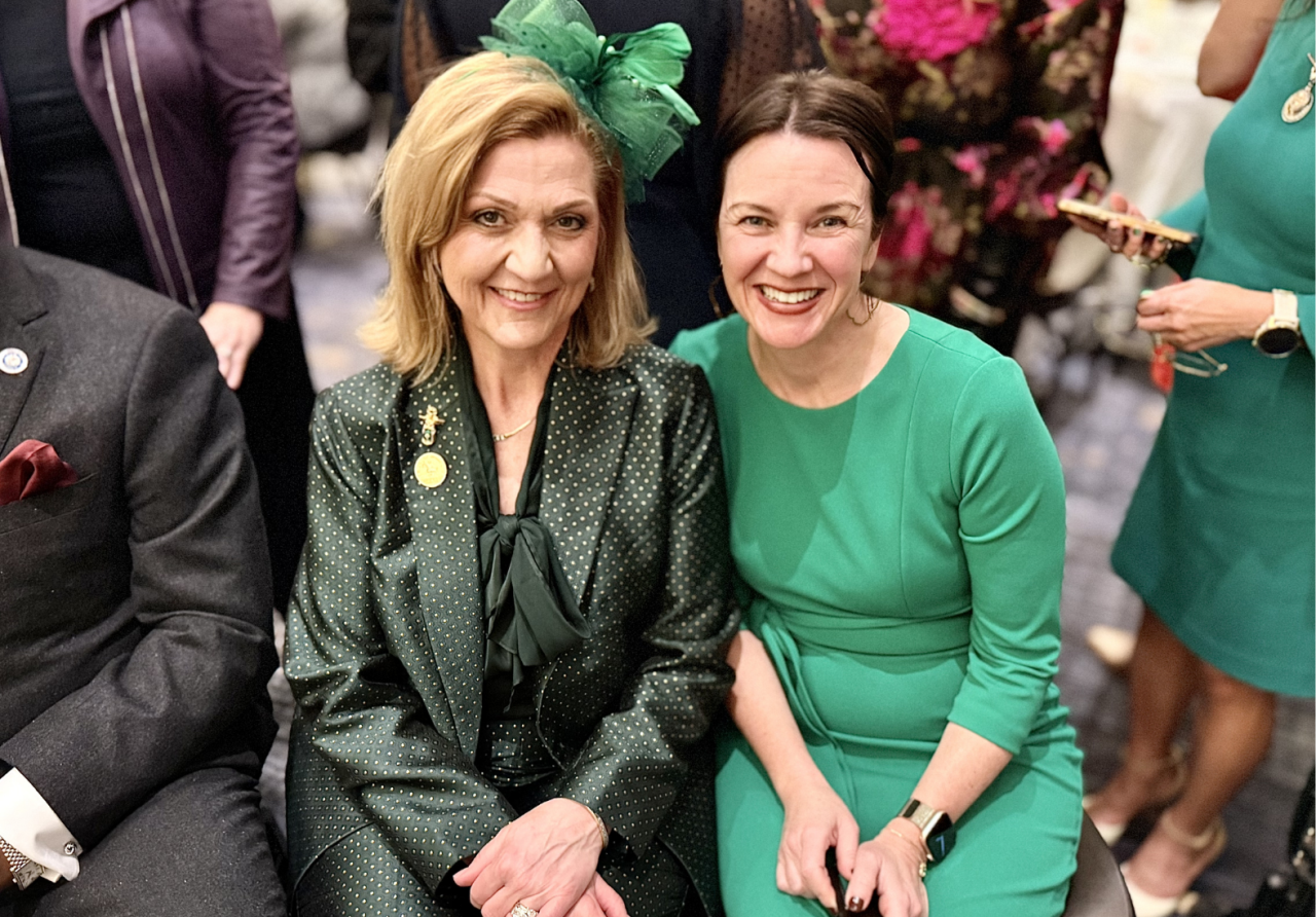 Illinois Supreme Court Justice Mary Kay O'Brien with ISBA President Bridget Duignan