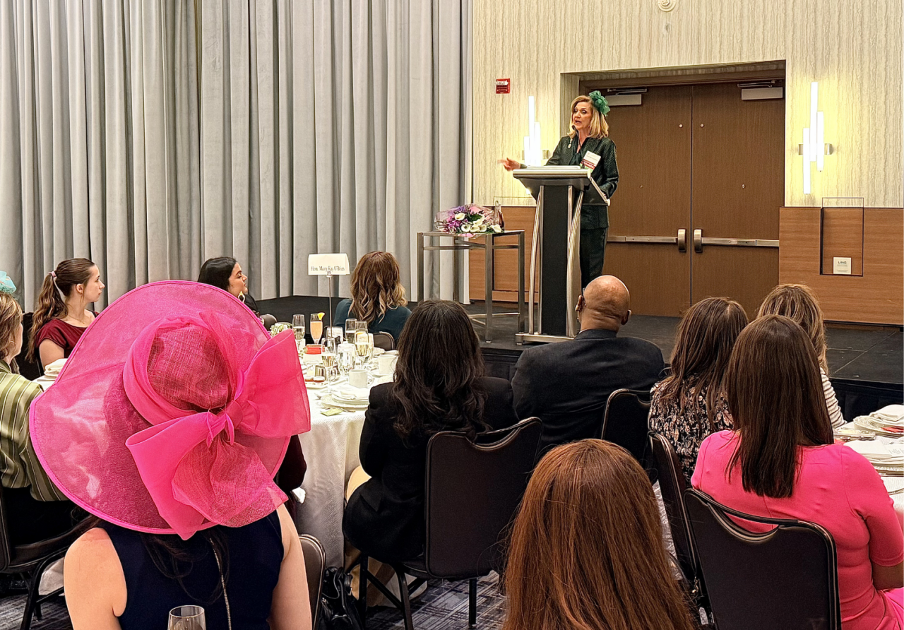 Illinois Supreme Court Justice Mary Kay O'Brien served as the keynote speaker.