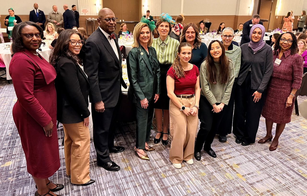 Illinois Supreme Court Justices with their honored guests