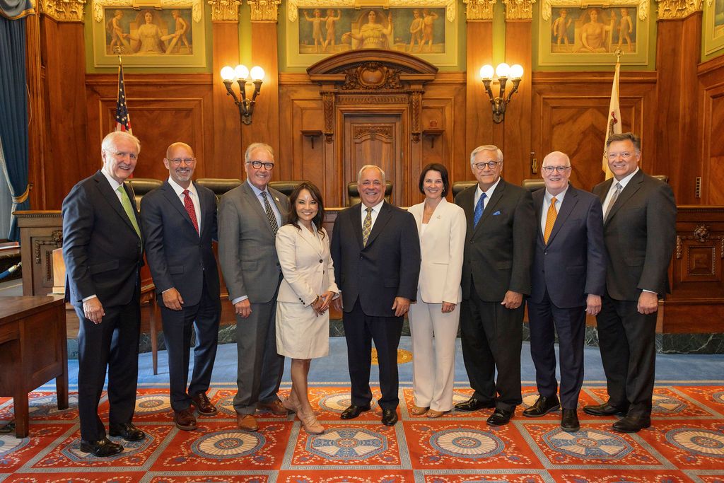 ISBA Past Presidents with Perry Browder