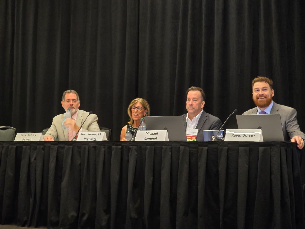 Hon. Patrick J. Powers, Hon. Jeanne M. Reynolds, Michael Gammel, and Kevin Dorsey