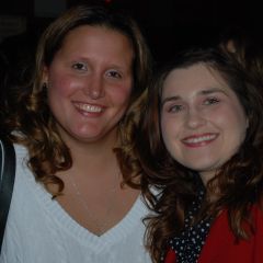 Anna Krolikowska (left) and guest