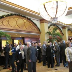 Members of the 1959 Class of Senior Counsellors before the luncheon.