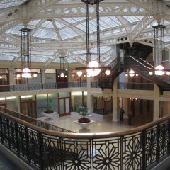 The light court on the 1st floor of the Rookery
