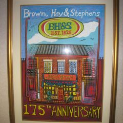 Artwork celebrating firm's 175th anniversary in 2003