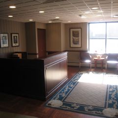 The lobby of Brown, Hay & Stephens