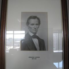 Lincoln photo in collection of firm leaders