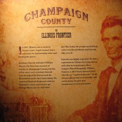 A chronicle of Lincoln's visits to Champaign County.