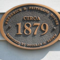 Historical marker for the 1879 Victorian