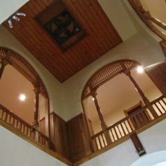 Looking up at the 2nd floor