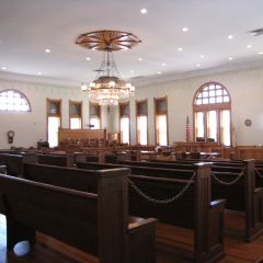 The restored main courtroom