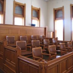 The jury box