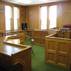 Small courtroom