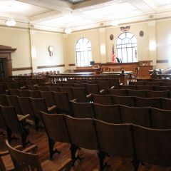 Historic Courtroom corner view