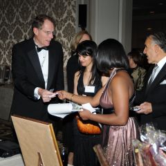 Bidding on the Silent Auction