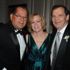 Manny Sanchez with Pam and John Cullerton