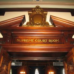 Entrance to the Illinois Supreme Court courtroom